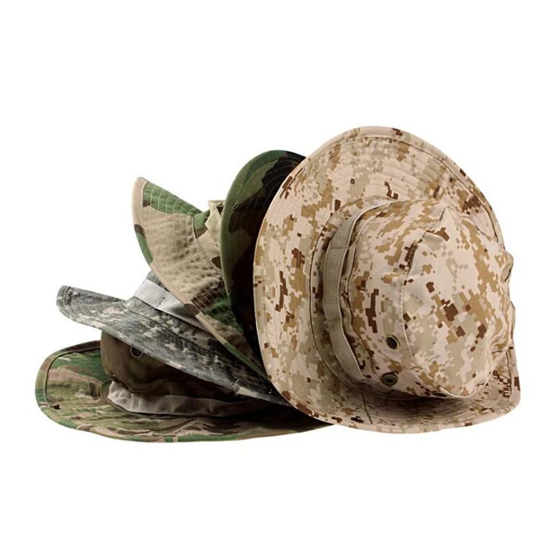 Mens Outdoor Hunting Hats - 남성용 위장 패턴 택티컬 캡, 부니