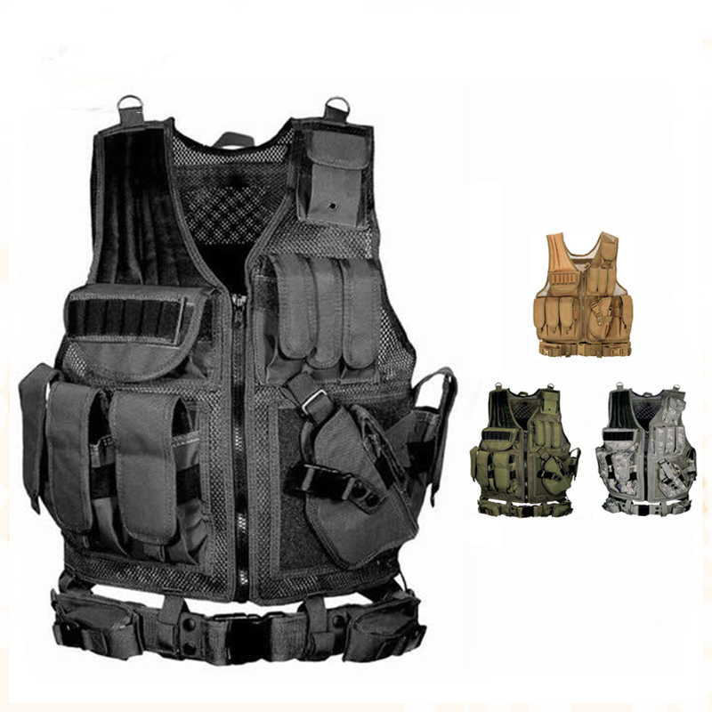 Outdoor Hunting Vest - 조정 가능한 몰리 전술 조끼 전투