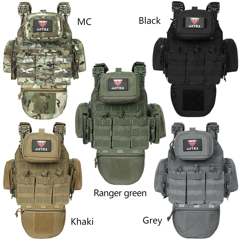 Outdoor Hunting Vest - 전술 조끼 6094 빠른 탈착식 라이트