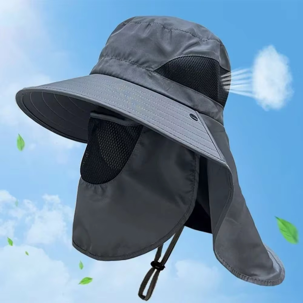 Mens Outdoor Hunting Hats - 여름 햇빛 가리개 모자 UV 차단