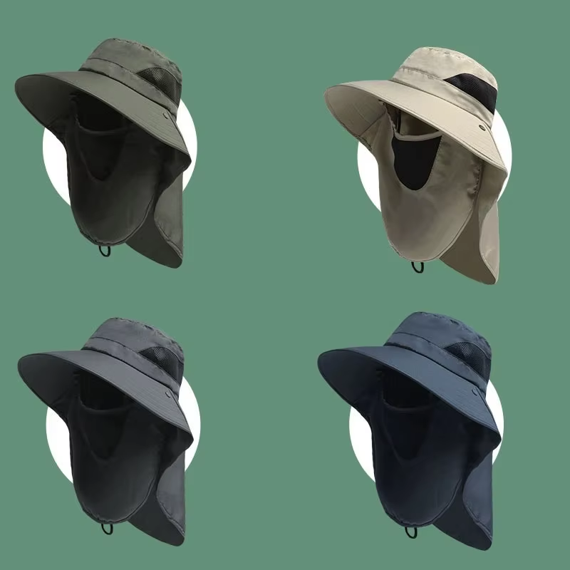 Mens Outdoor Hunting Hats - 여름 햇빛 차단 모자 UV 보호