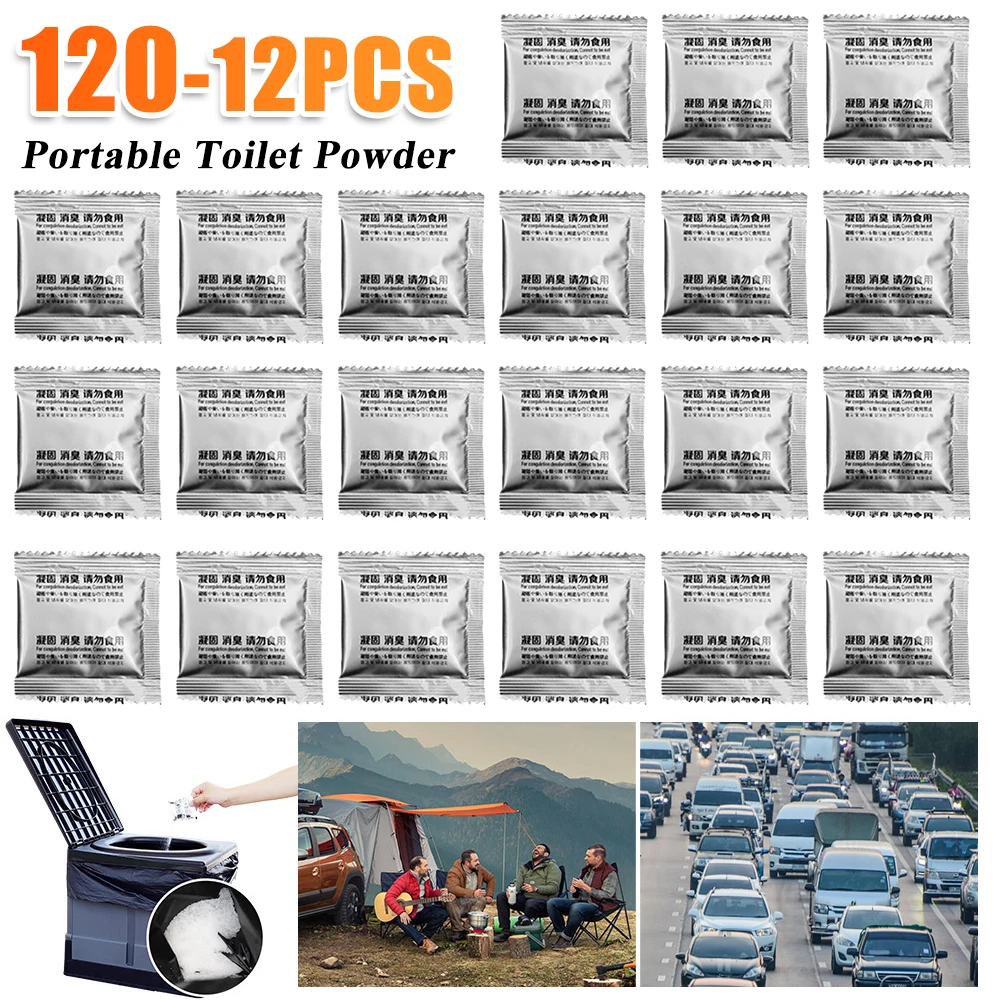 Outdoor Hunting Toilet - 120-12PCS 캠핑 화장실 화학 액체 폐기물