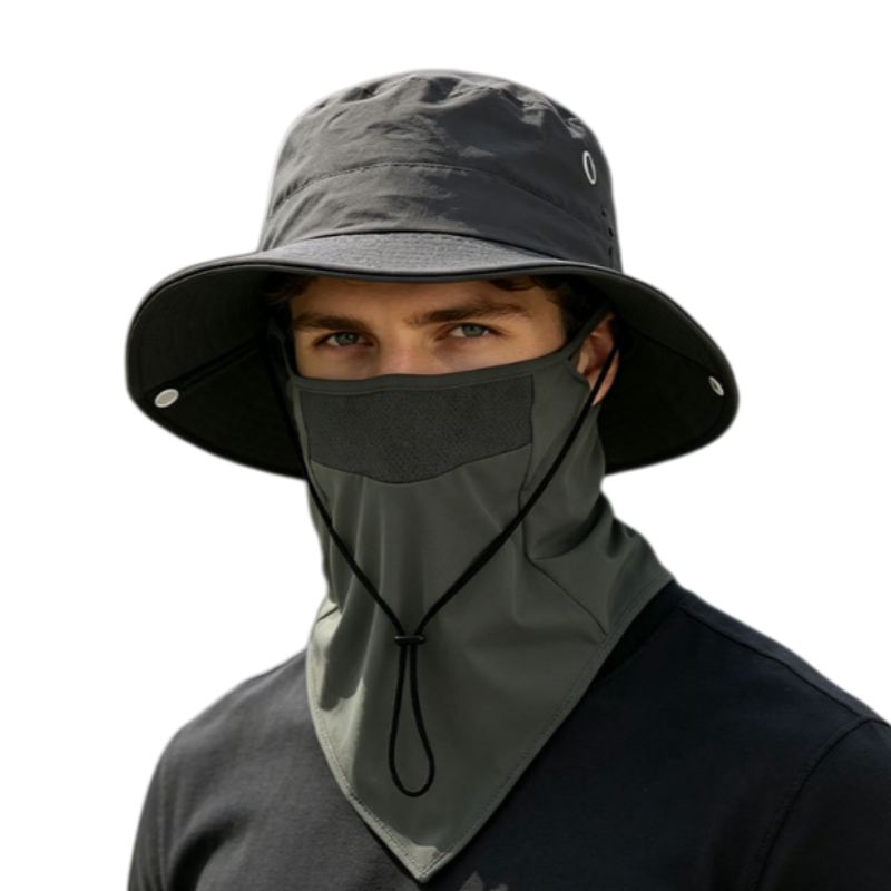 여름 햇빛 차단 모자 UV 차단 야외 사냥 낚시 모자  - Mens Outdoor Hunting Hats 리뷰 및 가격