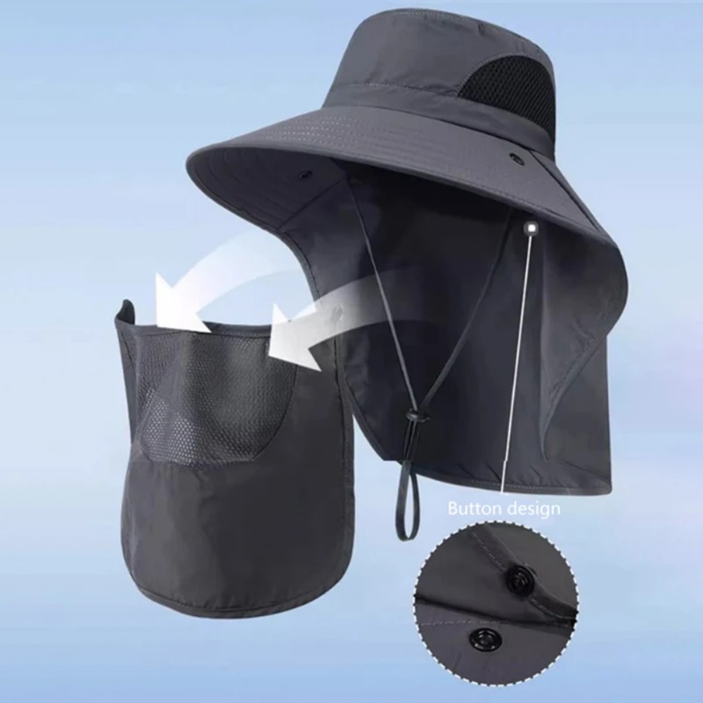 여름 햇빛 차단 모자 UV 차단 야외 사냥 낚시 모자  - Mens Outdoor Hunting Hats 리뷰 및 가격