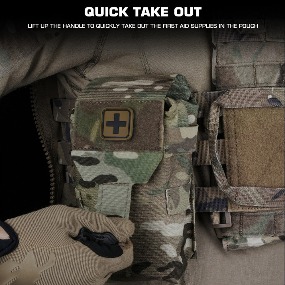전술 외상 키트 지금 야외 캠핑 사냥을위한 응급 처치  - Outdoor Hunting Kit 리뷰 및 가격